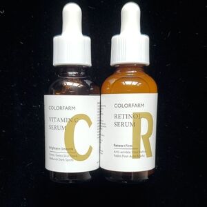 2 Piece Colorfarm Vitamin C and Retinol Serum Set
